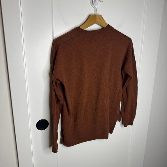 Madewell Lightweight Linen Blend Chest Pocket Knit Sweater Size Small - Picture 6 of 6